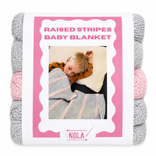 Load image into Gallery viewer, Raised Stripes Baby Blanket