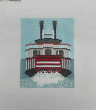 Load image into Gallery viewer, Riverboat Needlepoint Ornament/18 count
