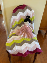 Load image into Gallery viewer, Chevron Baby Blanket Yarn Kit
