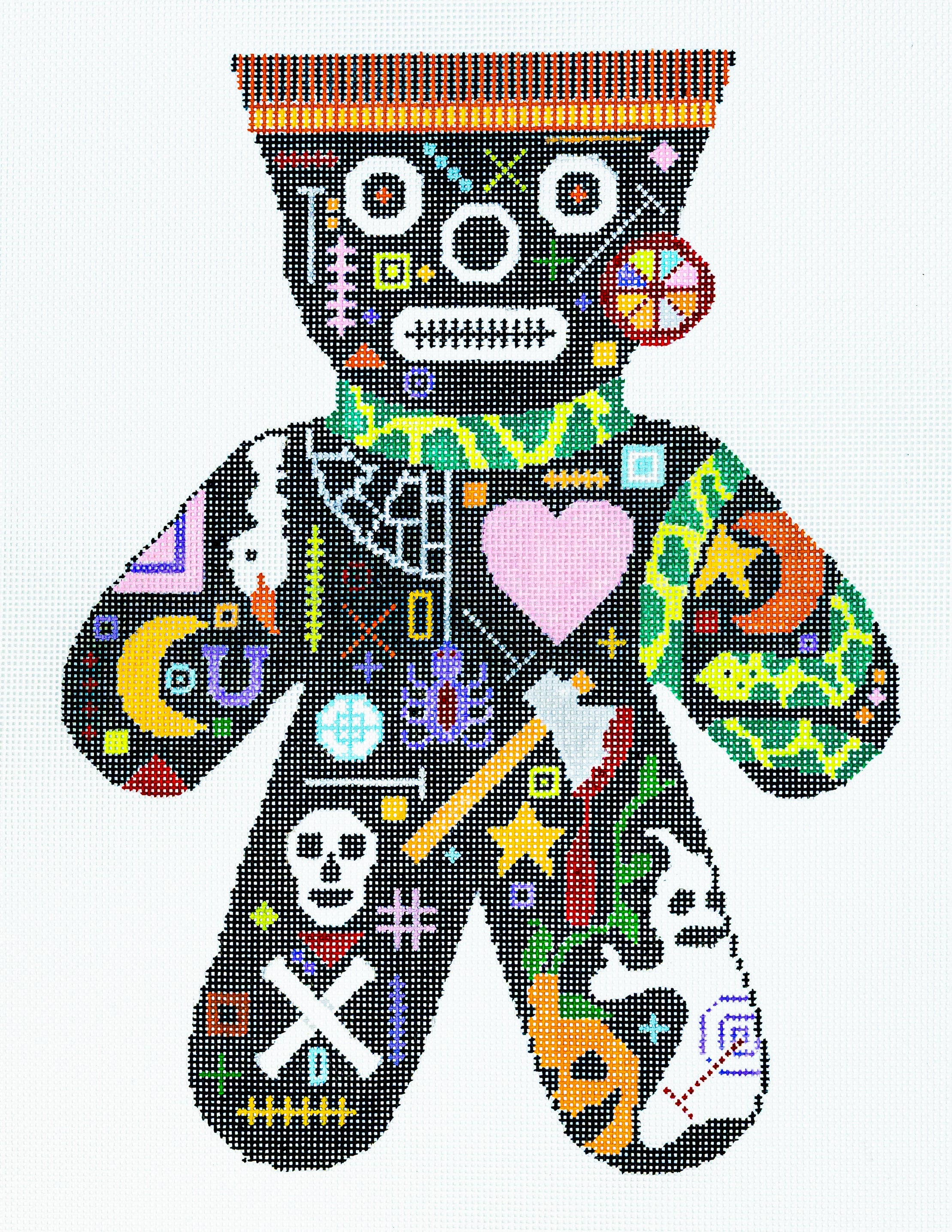 Voodoo Doll Pumpkin and Ghost – Needle NOLA