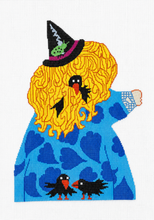 Load image into Gallery viewer, Halloween Witch with Crows Double Sided
