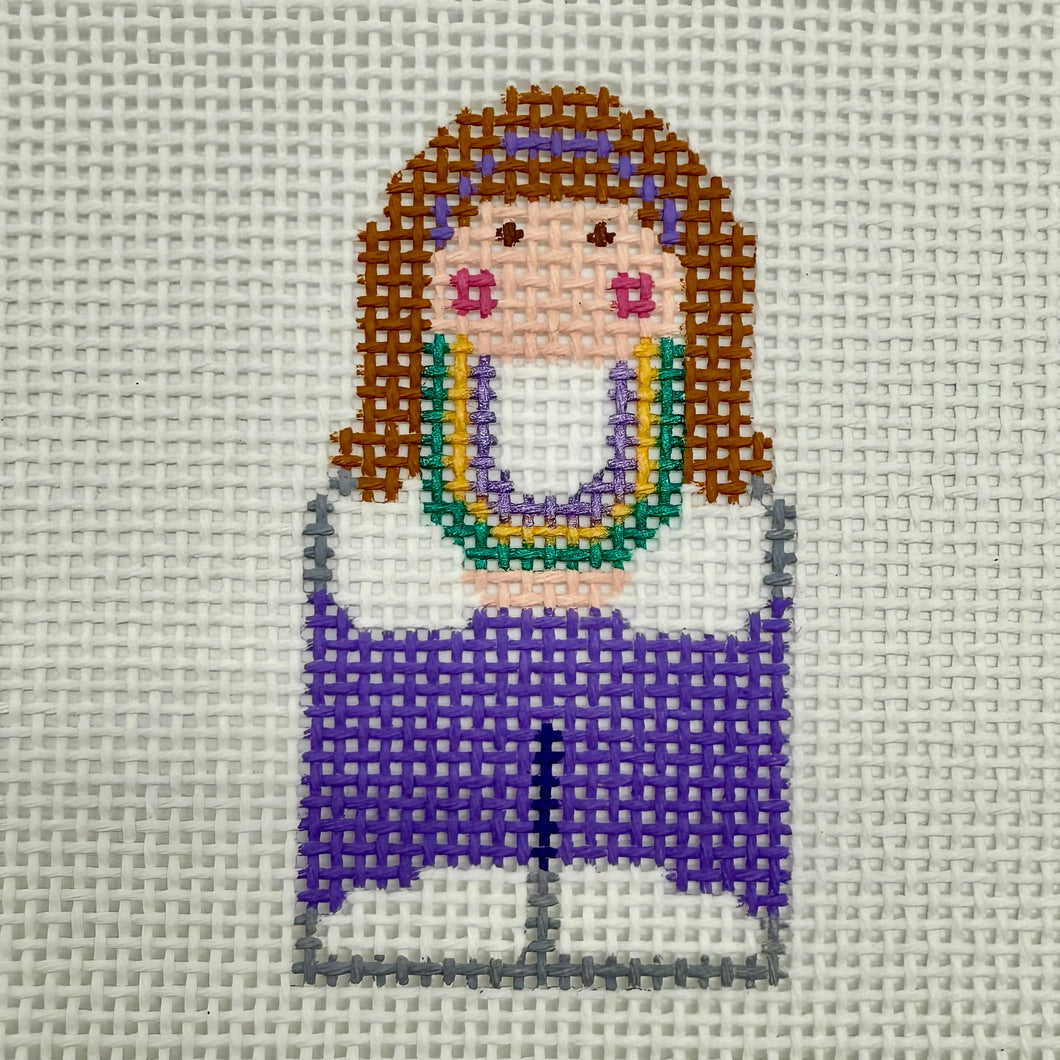 Mardi Gras Girl Reveler