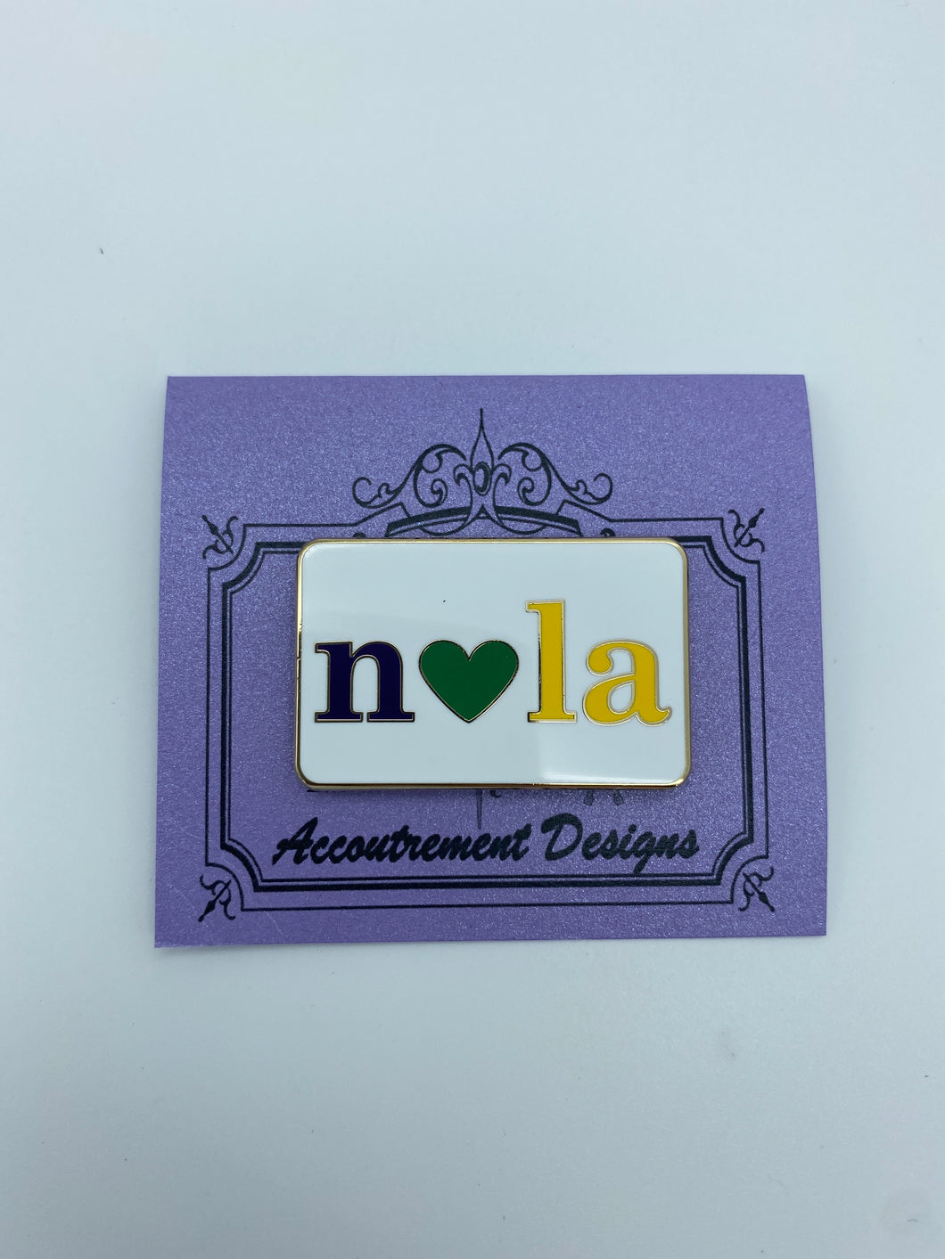 NOLA Mardi Gras Love Magnet
