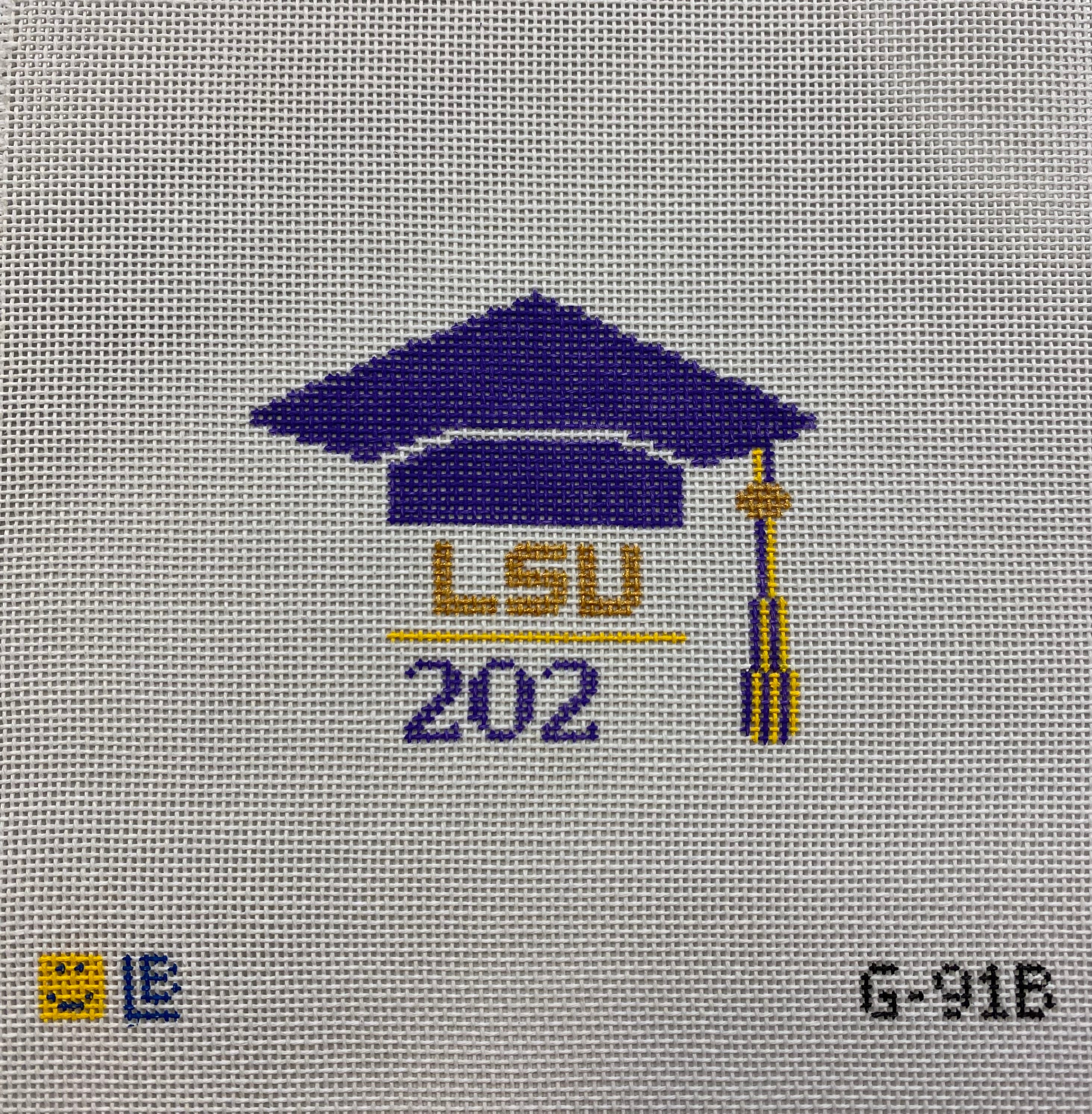 LSU Graduation Cap β Needle NOLA