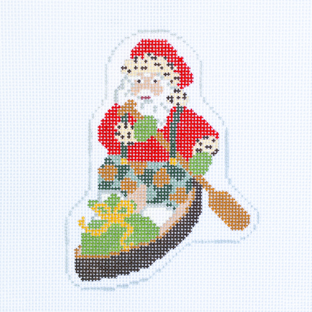 Santa in a Pirogue