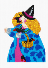 Load image into Gallery viewer, Halloween Witch with Crows Double Sided
