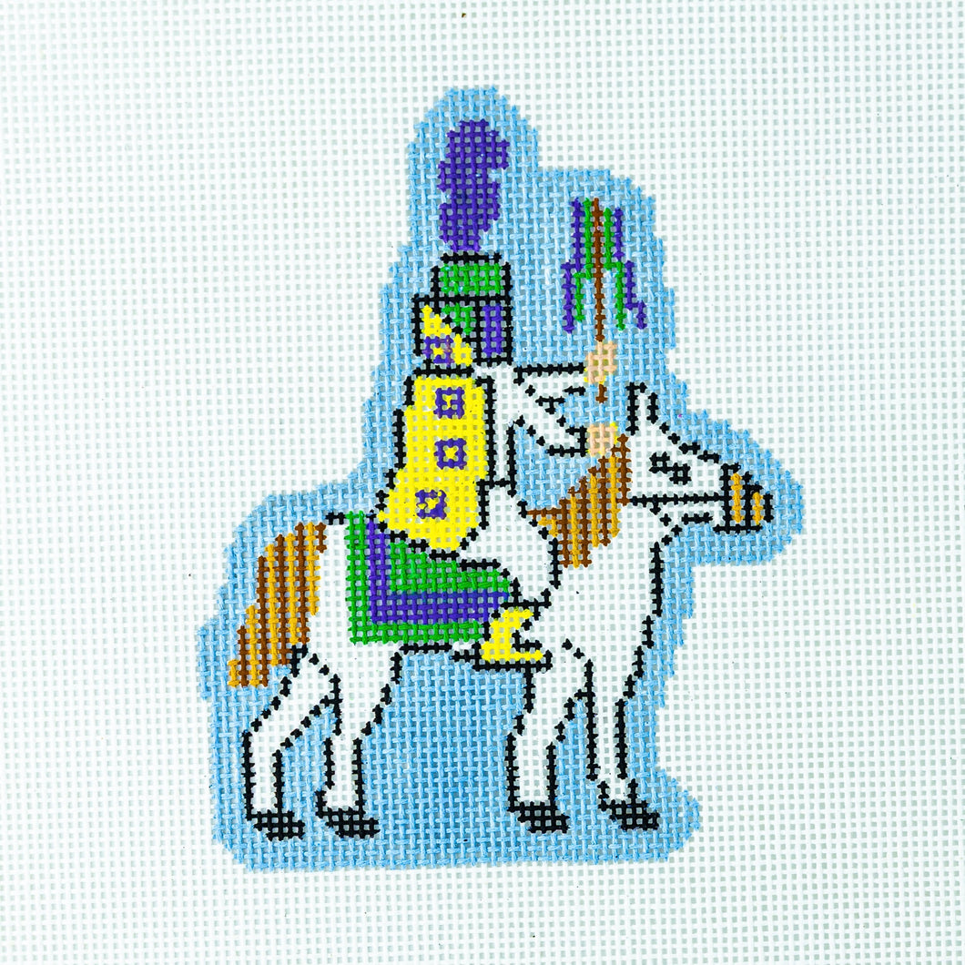 Mardi Gras Lieutenant on Horseback