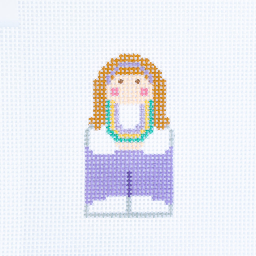 Mardi Gras Girl Reveler