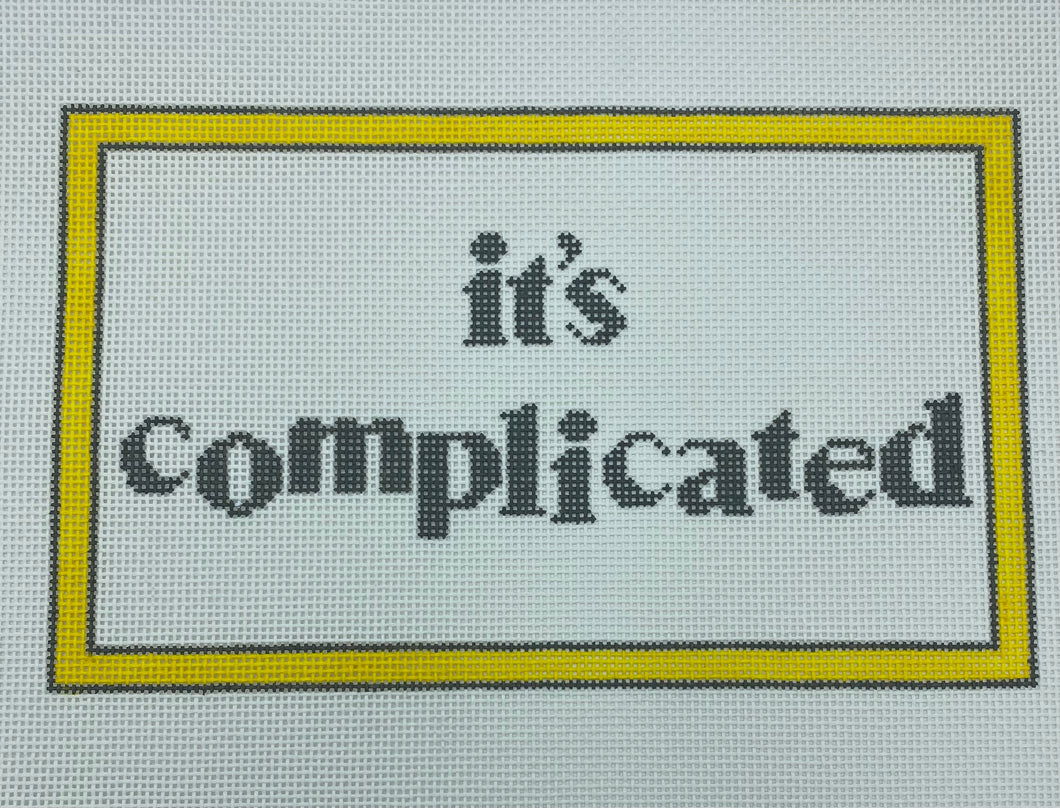 it's complicated