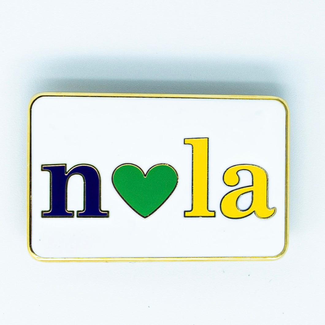 NOLA Mardi Gras Love Magnet