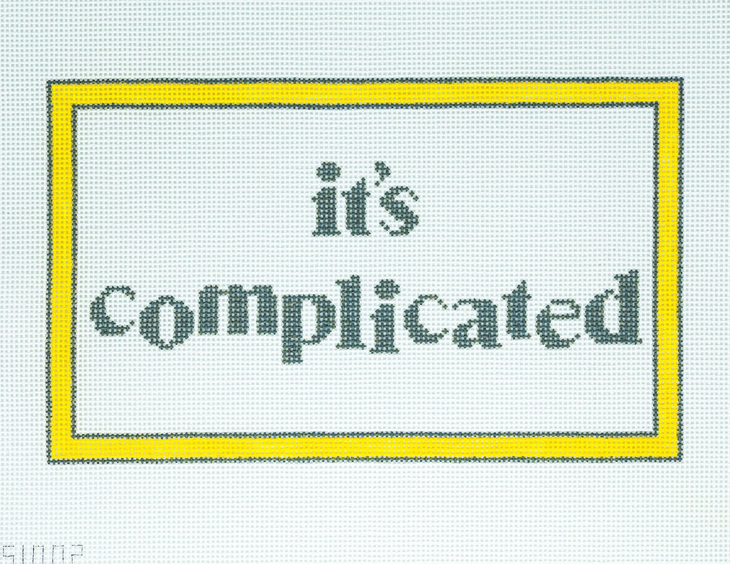 it's complicated