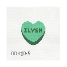 Load image into Gallery viewer, ILYSM Heart Needlepoint Canvas
