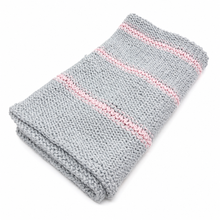 Load image into Gallery viewer, Raised Stripes Baby Blanket
