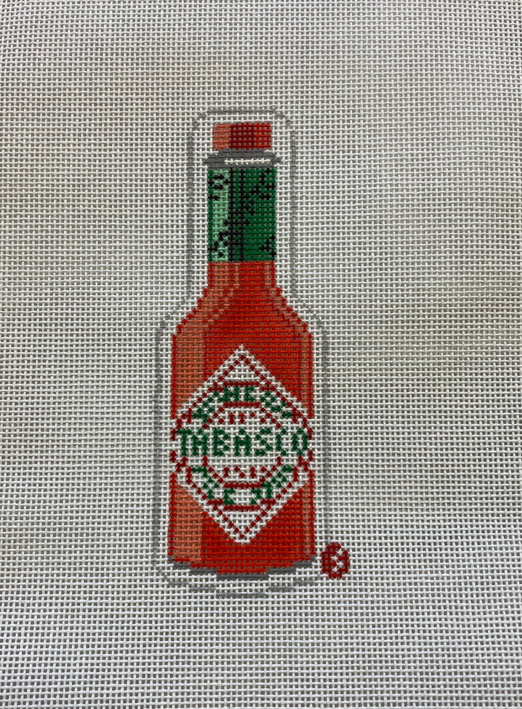 Tabasco Needlepoint Ornament