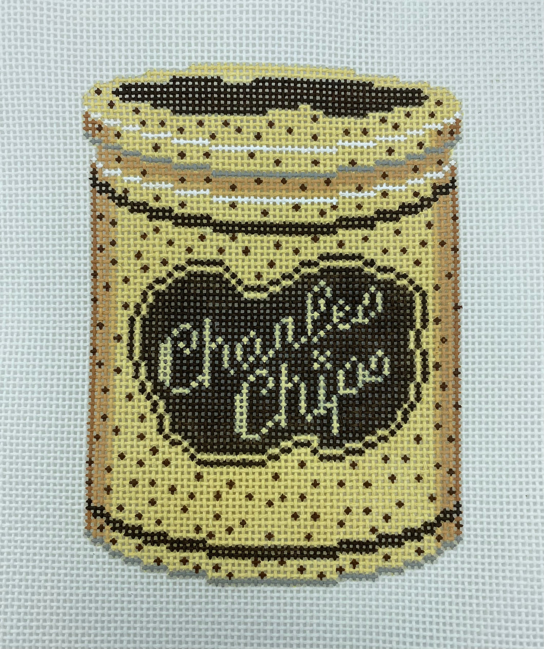 Charles Chips Needlepoint Ornament