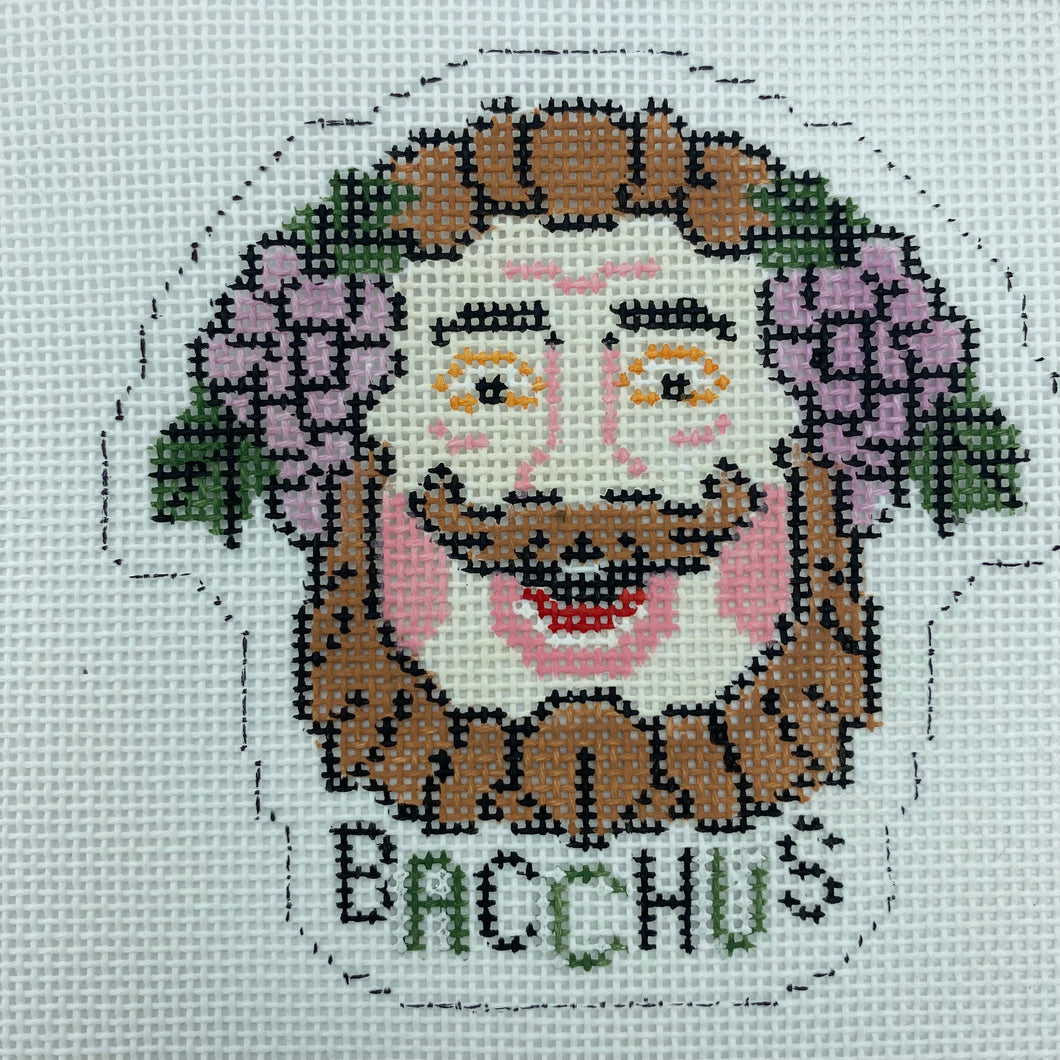 Bacchus Needlepoint Ornament