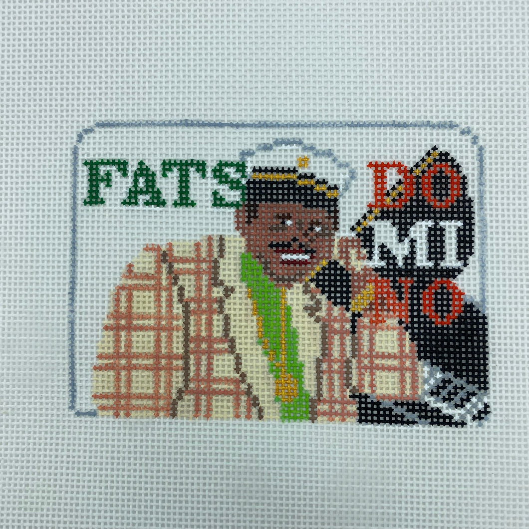 Fats Domino Needlepoint Ornament