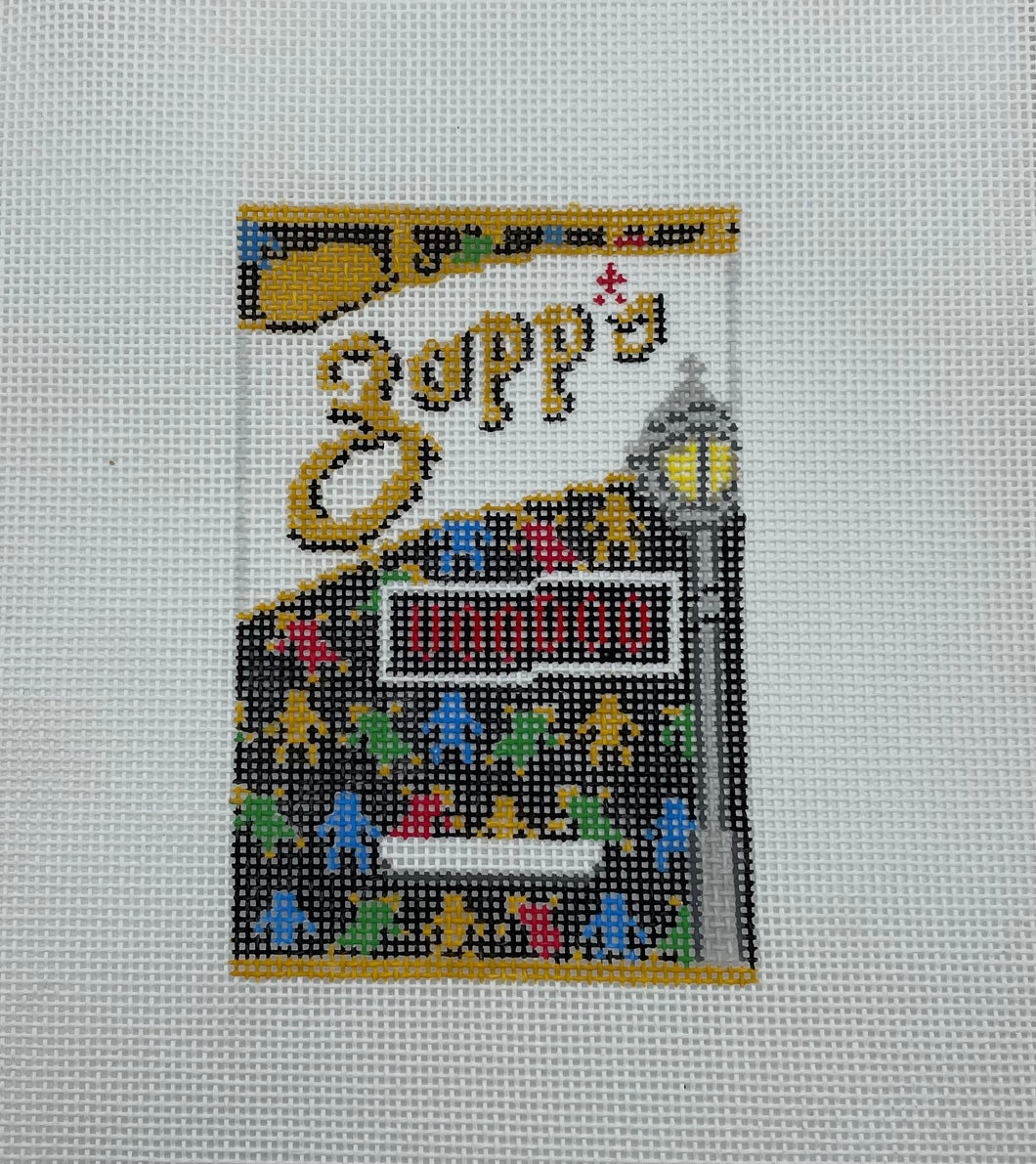 Zapp's Voodoo Flavor Potato Chips Needlepoint Ornament