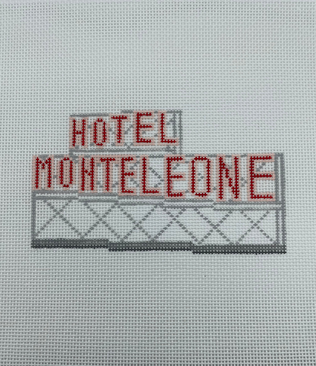 Hotel Monteleone Needlepoint Ornament