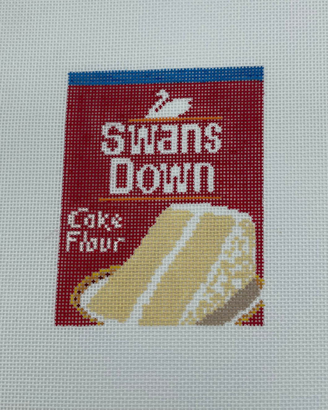 Swans Down Cake Flour Needlepoint Ornament
