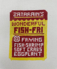 Load image into Gallery viewer, Zatarain&#39;s Fish-Fri Needlepoint Ornament
