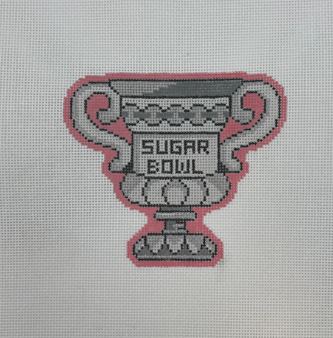 Sugar Bowl Trophy Needlepoint Ornament
