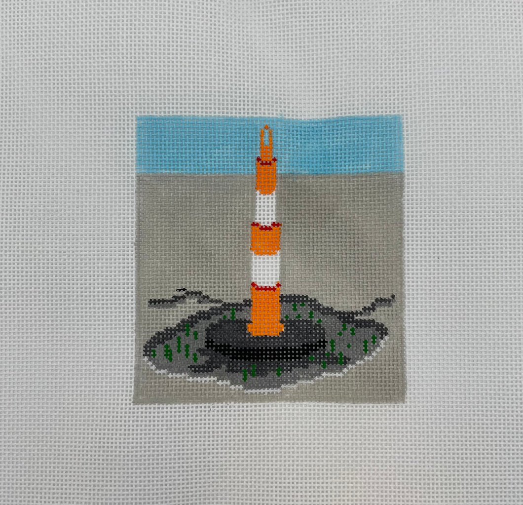 Pothole Needlepoint Ornament