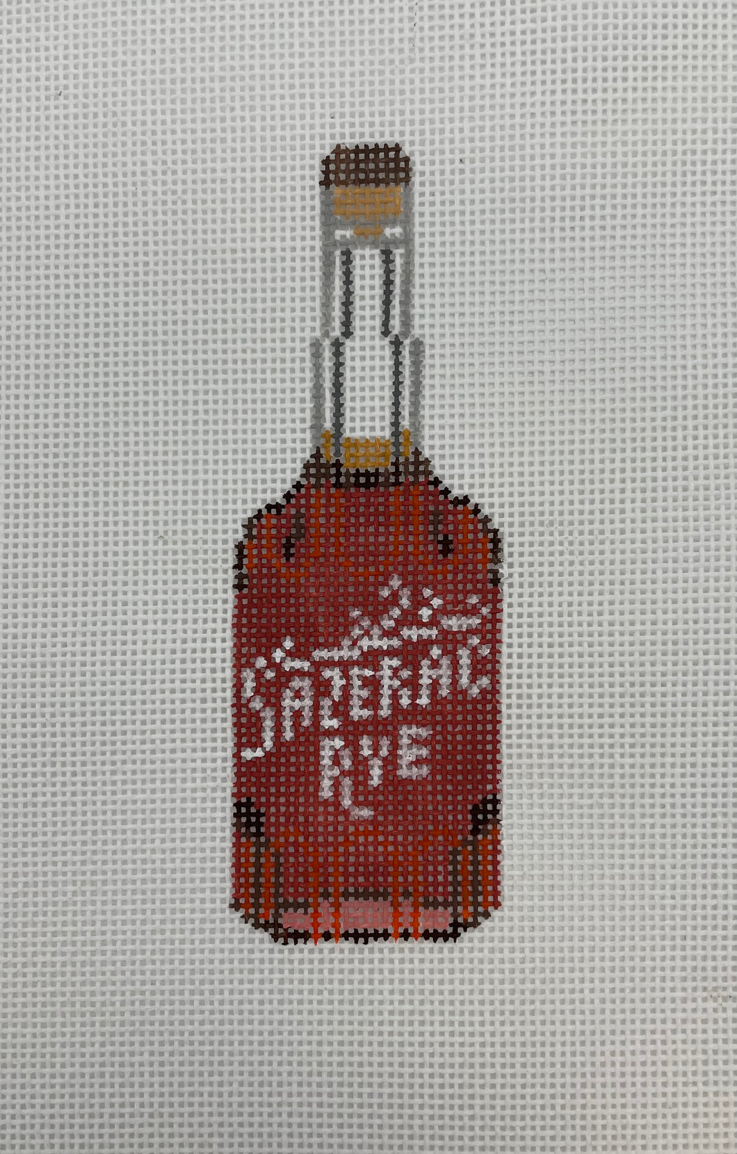 Sazerac Rye Needlepoint Ornament