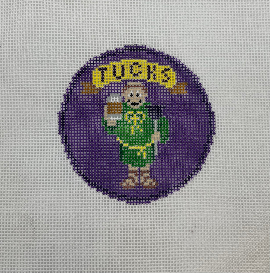 Tuck's Doubloon Needlepoint Ornament