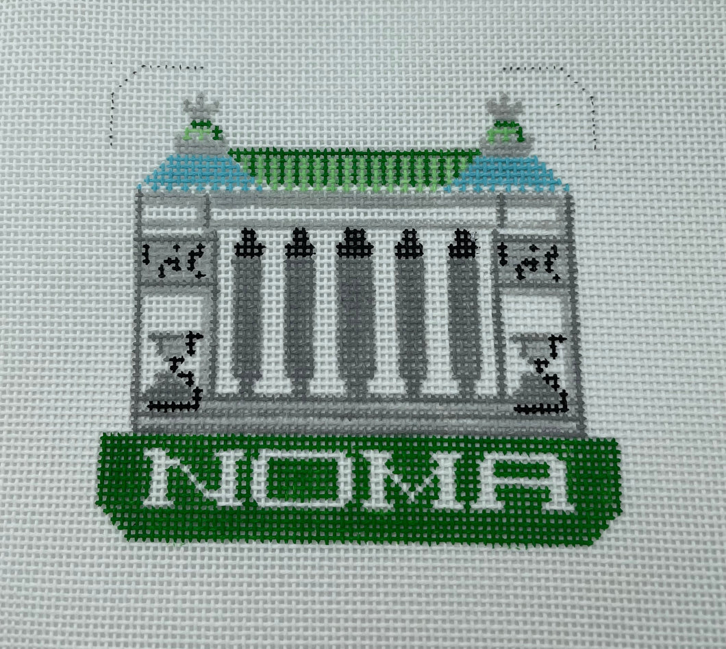 New Orleans Museum of Art (NOMA) Needlepoint Ornament