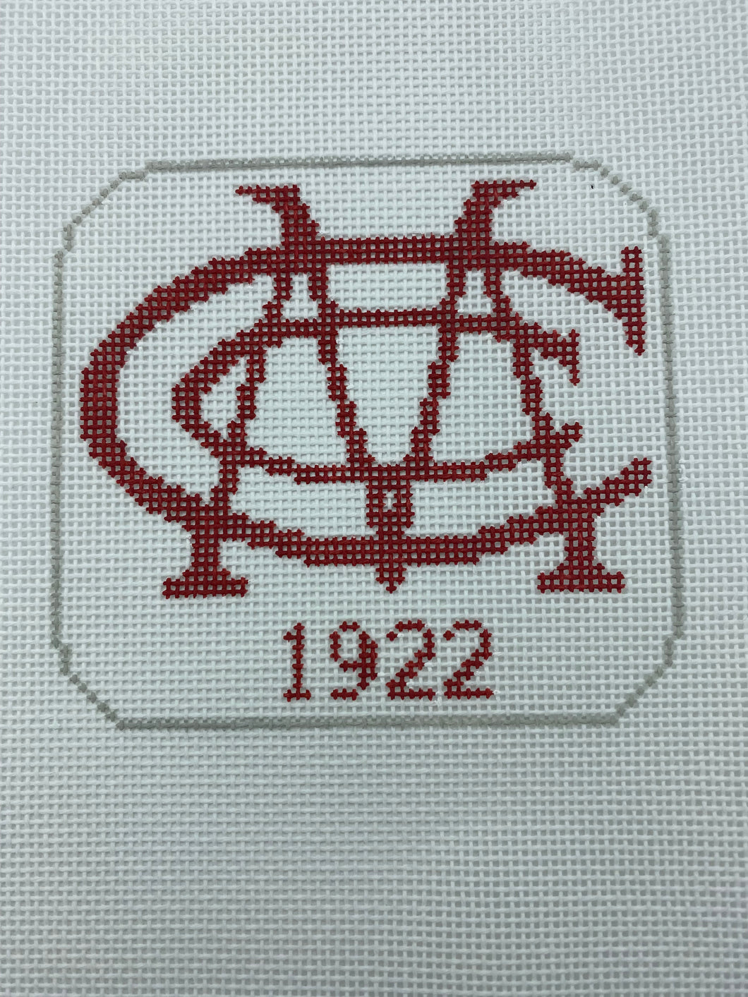 Metairie Country Club Needlepoint Ornament