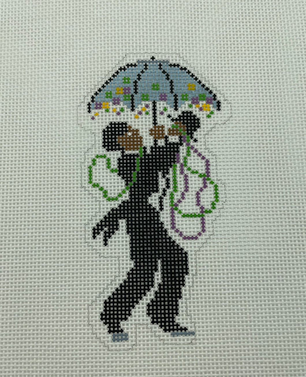 Second Liner Needlepoint Ornament