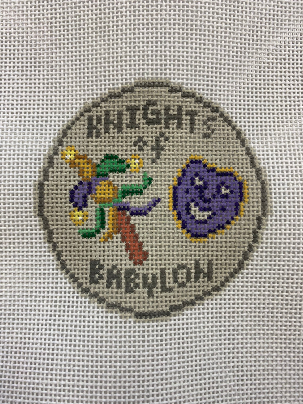 Babylon Doubloon Needlepoint Ornament