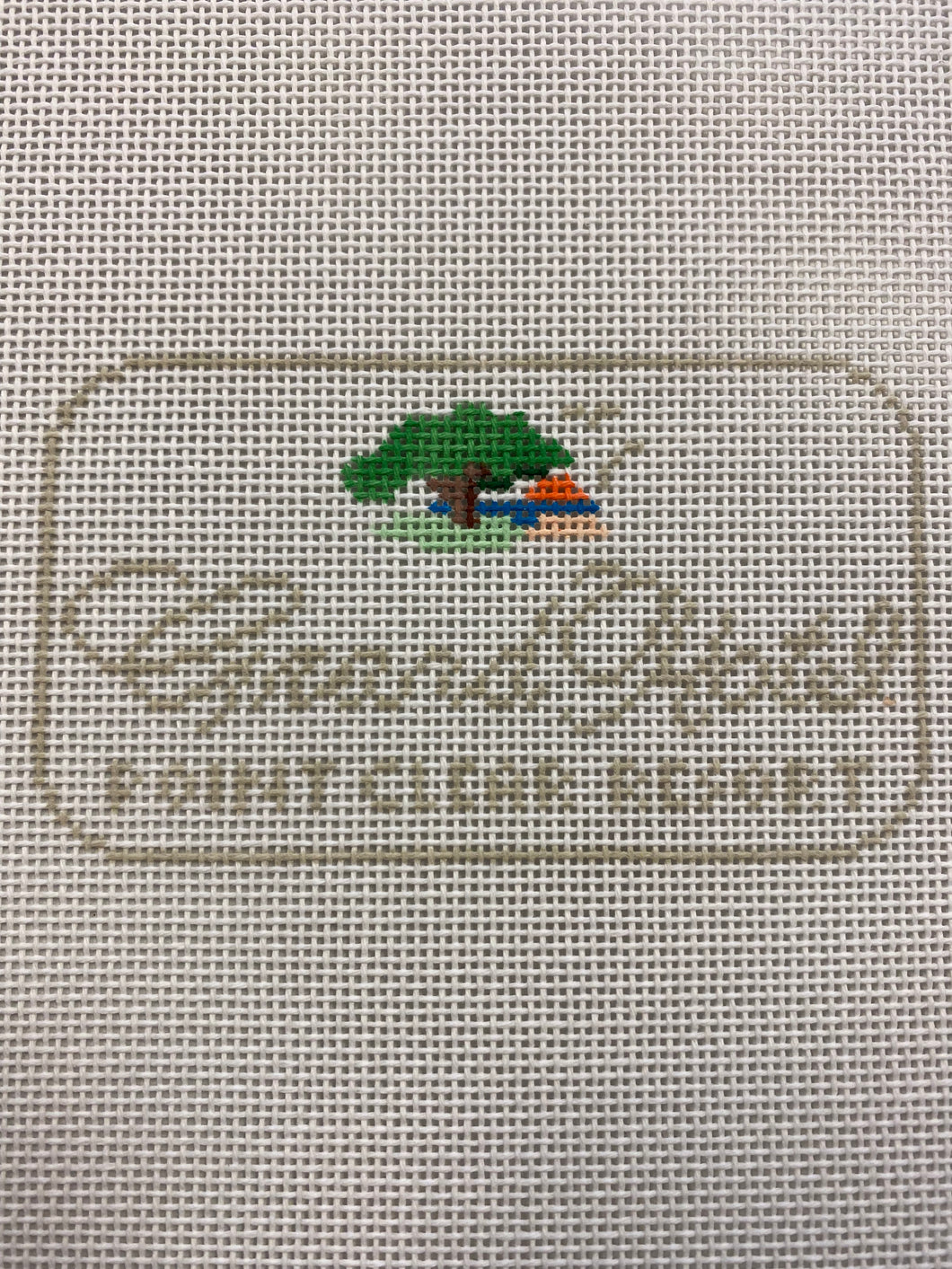 Grand Hotel Needlepoint Ornament