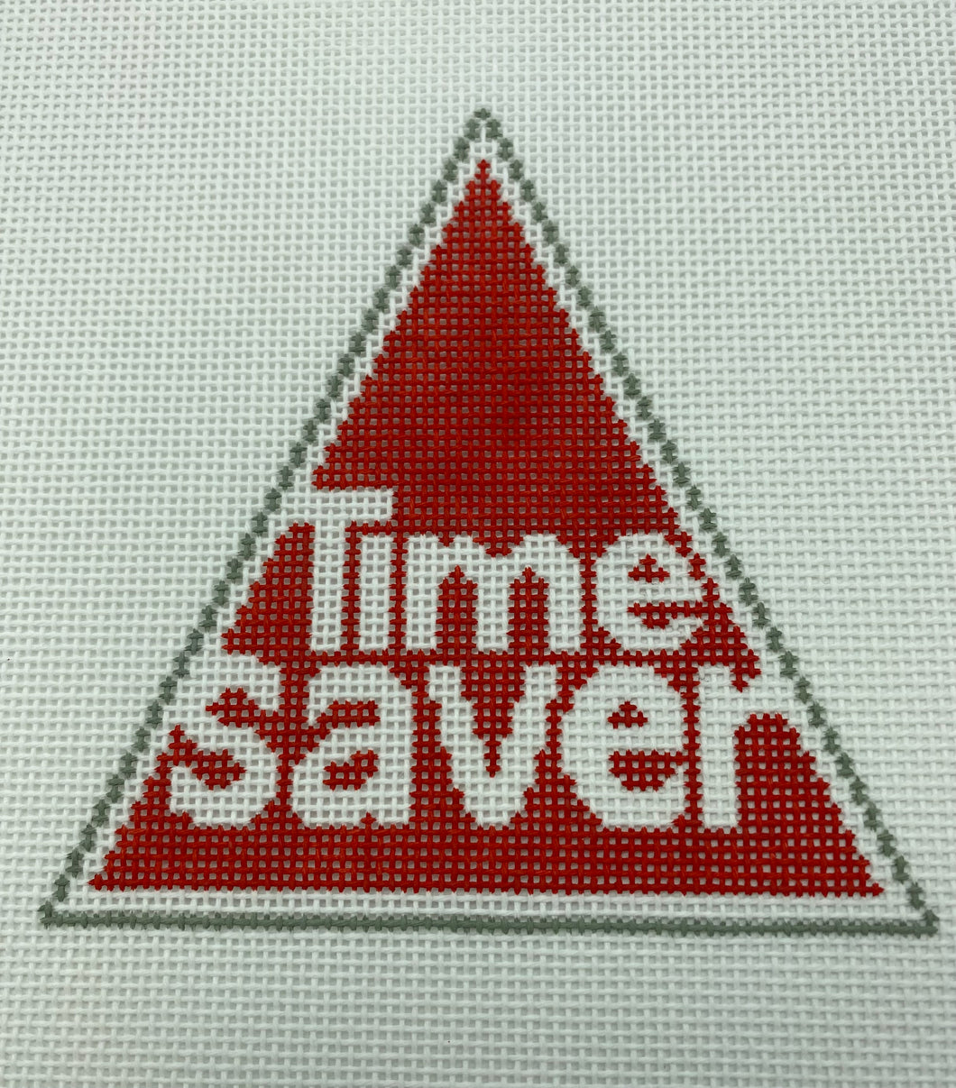 Time Saver Needlepoint Ornament