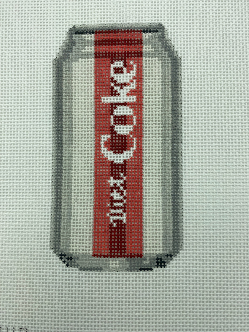 Diet Coke Needlepoint Ornament