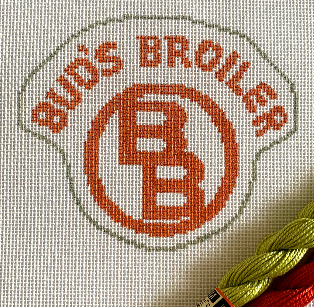 Bud's Broiler Needlepoint Ornament